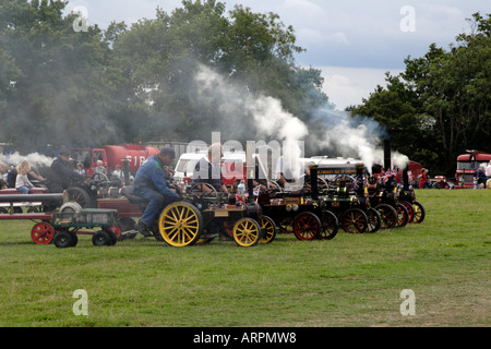 Dampfmaschinen, Rudgwick Dampf & Country Show, 2006 Stockfoto