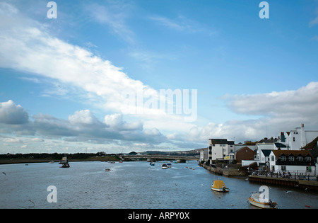 Fluss Adur in Shoreham von Meer, Sussex Stockfoto