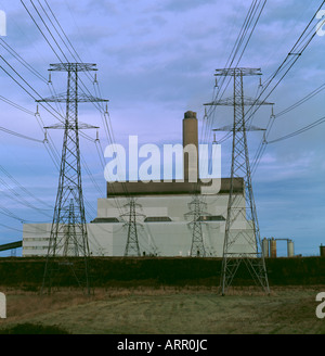 Kohle-Kraftwerk in Lynemouth, Northumberland, England, UK. Stockfoto