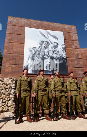 Israel Jerusalem-Holocaust-Gedenktag in Yad Vashem Stockfoto