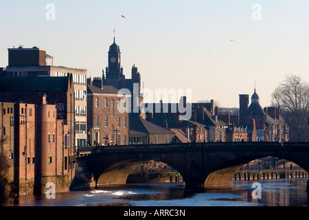 Brücke Straße Brücke über den Fluss Ouse in York North Yorksire England Stockfoto