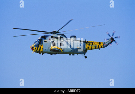 Royal Navy Sea King Hubschrauber Stockfoto
