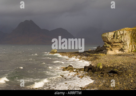 Die Cullins von Elgol, Isle Of Skye Stockfoto