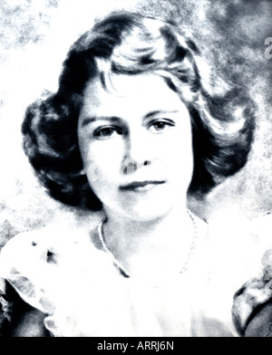 1930er Jahre Krönung Porträt von HRH Prinzessin Elizabeth die Königin der illustrierten London News 15. Mai 1937 für redaktionelle nur verwenden Stockfoto
