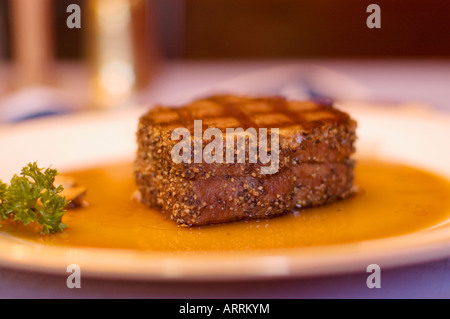 Nahaufnahme von Filet Mignon tournado Stockfoto