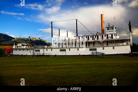 Klondike Paddle Steamer White Horse Stadt Yukon Kanada Stockfoto