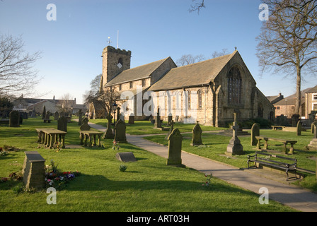 St. Maria und allen Heiligen Kirche Whalley Lancashire Stockfoto