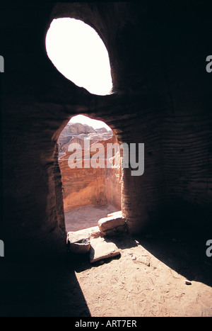 Historische Stätte in Petra, Jordanien Stockfoto