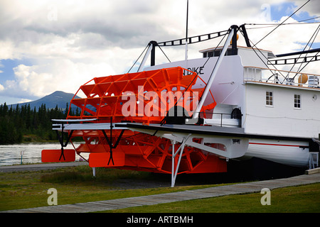 Klondike Paddle Steamer White Horse Stadt Yukon Kanada Stockfoto