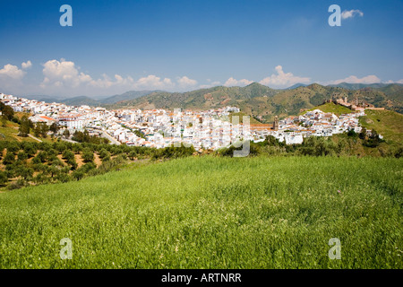 Alora Dorf Ansicht, Malaga, Costa del Sol, Andalusien, Spanien Stockfoto