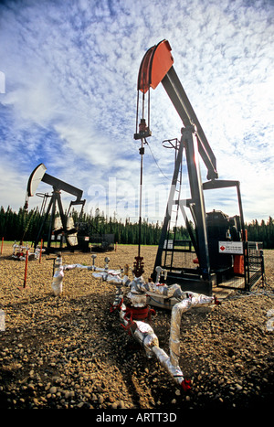 Rohöl Pumpjacks 1 Stockfoto