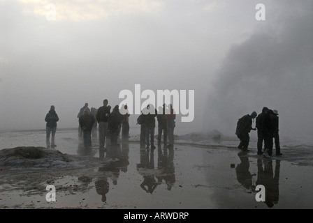 Geysir El Tatio Atacama Wüste Chile Stockfoto