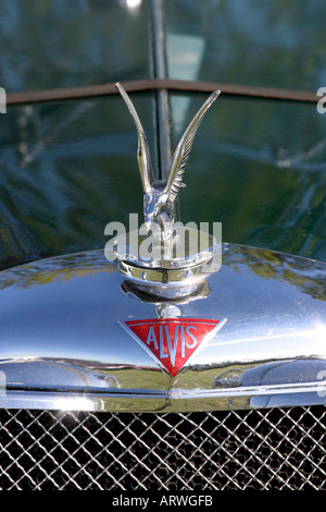 Alvis Motorhaube Abzeichen Stockfoto