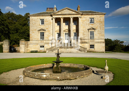 Westen Front Constable Burton Hall Wensleydale Yorkshire Dales National Park England Stockfoto