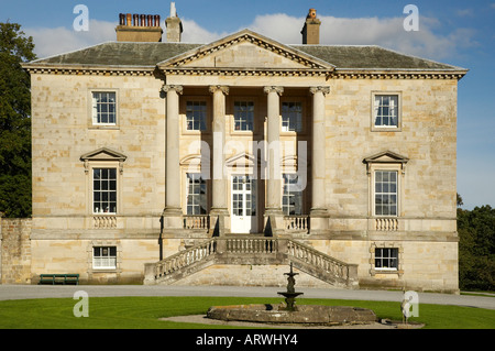 Der Westen Höhe Constable Burton Hall Wensleydale Yorkshire Dales National Park-England Stockfoto