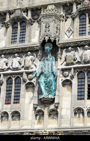 Detail der Christchurch Tor der Kathedrale von Canterbury In Kent In England Stockfoto