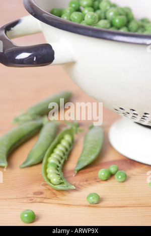 Erbsenschoten Stockfoto