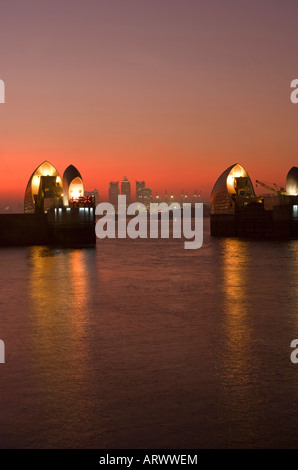 Thames Barrier - London Stockfoto