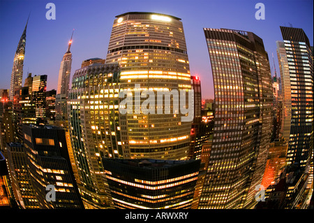 Die Innenstadt von New York NY Stockfoto