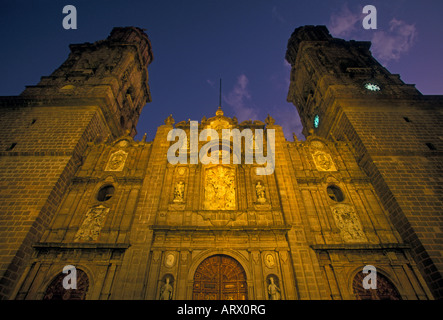 Kathedrale des Göttlichen Heilandes von Morelia, Kathedrale des Göttlichen Heilands, der Kathedrale, Catedral, Stadt Morelia, Morelia, Michoacán, Mexiko Stockfoto