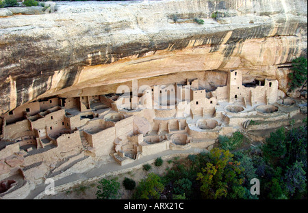 Cliff Palace im Mesa Verde Nationalpark Colorado USA Stockfoto