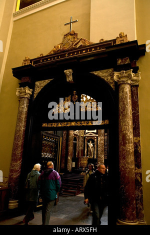 Die Kapelle von St. Kasimir in der Kathedrale in Vilnius Litauen Stockfoto