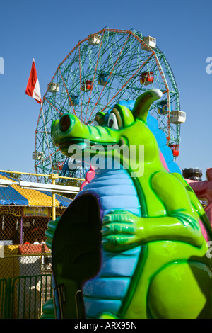 ASTROLAND Amusement Park in CONEY ISLAND in NEW YORK CITY Stockfoto