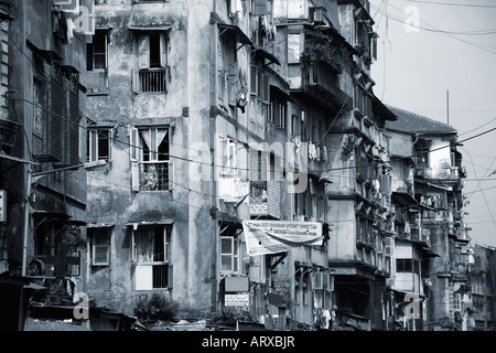 Wohnungen in Mitte Klasse Kolonie Mumbai Indien Stockfoto