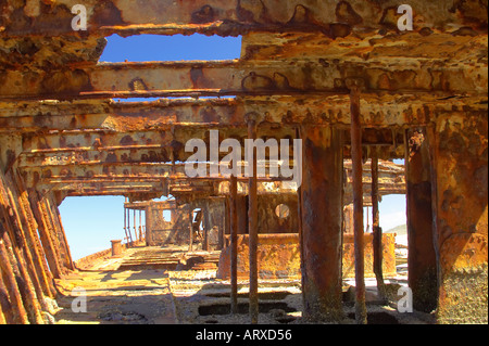 Wrack des Maheno Seventy Five Mile Beach K'gari / Fraser Island Queensland Australien Stockfoto