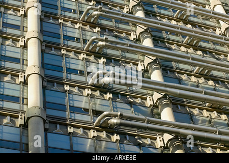 externe Dienstleister Rohre Lloyds von London England Stockfoto