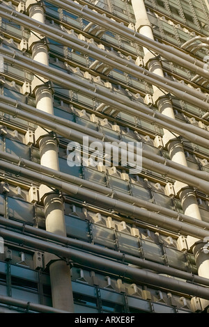 externe Dienstleister Rohre Lloyds von London England Stockfoto