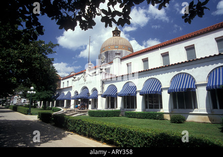 Bad Haus Reihe befindet sich in Hot Springs Nationalpark Arkansas Stockfoto