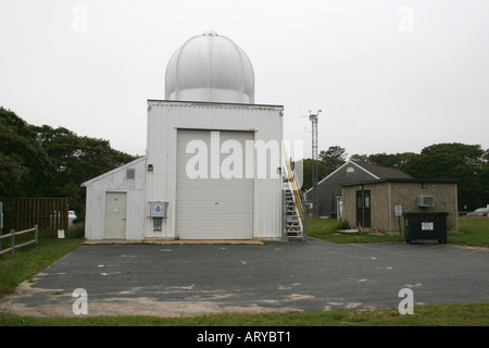 NOAA Gebäude am Monomoy National Wildlife Refuge, Chatham, Massachusetts, USA. Stockfoto