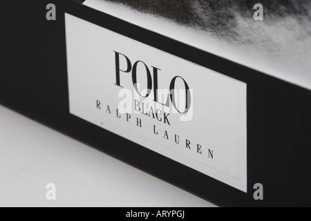 Ralph Lauren Polo schwarz Geschenk-Set Stockfoto