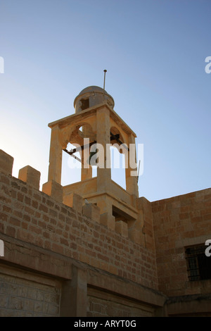 Jordan Valley Qasr al Yahud griechische orthodoxe Kloster des Heiligen Johannes am Jordan-Fluss Stockfoto