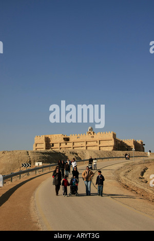 Jordan Valley Qasr al Yahud griechische orthodoxe Kloster des Heiligen Johannes am Jordan-Fluss Stockfoto