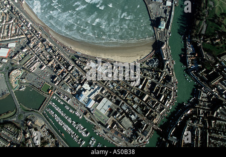 Luftaufnahme von Weymouth, Dorset Stockfoto