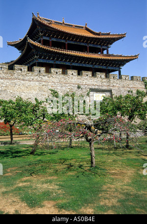 Mauern der alten Stadt Dali Provinz Yunnan China Stockfoto