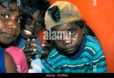 Kindergarten Nguiu Schulgemeinschaft Bathurst Tiwi Islands Stockfoto