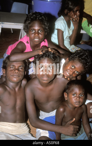 Kindergarten Nguiu Schulgemeinschaft Bathurst Tiwi Islands Stockfoto