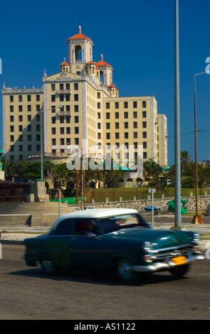 Ein Las Victimas del Maine Denkmal, Hotel Nacional, Vedado, Havanna, La Habana, Cuba, große Antillen, Karibik Stockfoto