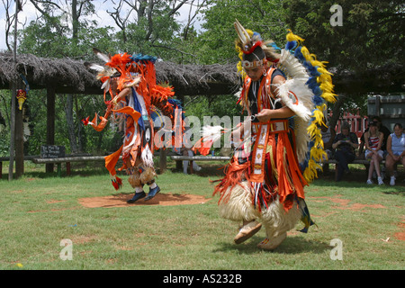 Indische Stadt Anadarko OK USA traditioneller Tanz Stockfoto