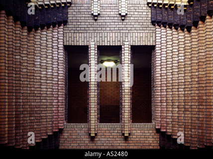 Frankfurt-Hoechst, Hoechst AG, Verwaltungsgebäude von Peter Behrens, Treppenhaus Stockfoto