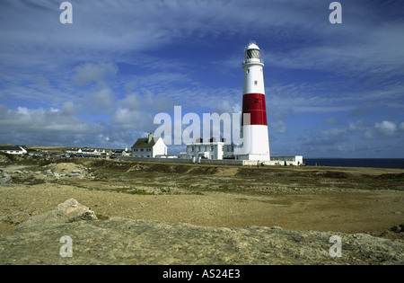 Portland Bill Leuchtturm am Portland Dorset Stockfoto