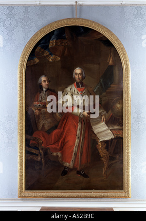 Brühl, Schloß Augustusburg, Porträt Stockfoto