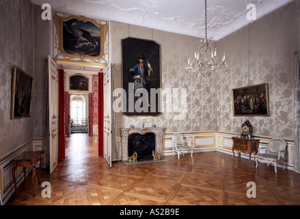 Brühl, Schloß Augustusburg, danach Appartement, Audienzzimmer, Blick Radium Treppenhaus Stockfoto