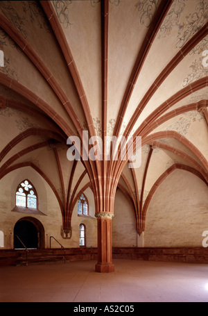 Eberbach, Zisterzienserkloster, Kapitelsaal Stockfoto