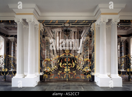 Brühl, Schloß Augustusburg, Blick Vom Übersetzer ins Treppenhaus Stockfoto