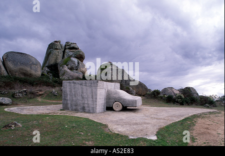 Malpartida de Cáceres, Museum Wolf Vostell, Voaex 1976 Stockfoto
