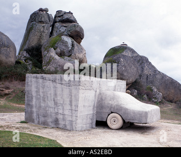 Malpartida de Cáceres, Museum Wolf Vostell, Voaex 1976, Stockfoto